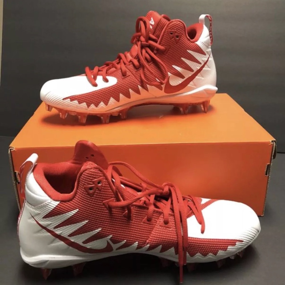 Nike Alpha Menace Pro Mid Football Cleats Size 10